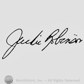 Signature: Jackie Robinson.