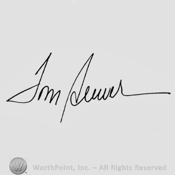Signature: Tom Seaver.