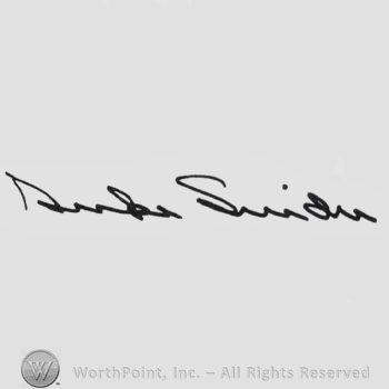 Signature: Duke Snider.