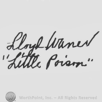 Signature: Lloyd Waner.