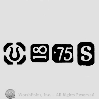 Import Mark and Carat Mark 18-75 and date-letter s