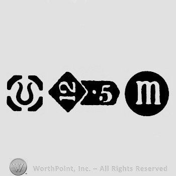Import Mark  and Carat Mark 12-5  and date-letter m