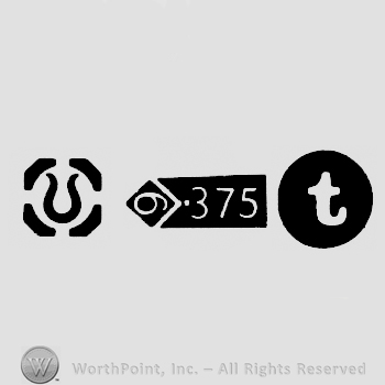 Import Mark and Carat Mark 9-375 and date-letter t