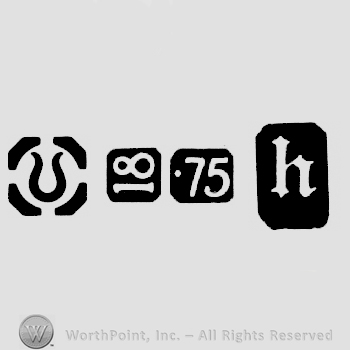 Import Mark and Carat Mark 18-75 and date-letter h