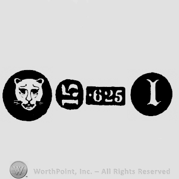 Leopard's Head and Carat Mark 15-625 and date-letter l
