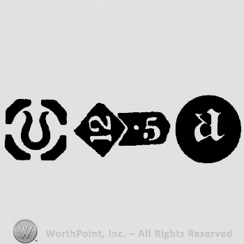 Import Mark and Carat Mark 12-5 and date-letter a