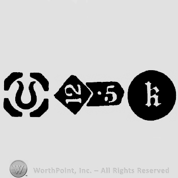 Import Mark and Carat Mark 12-5 and date-letter k