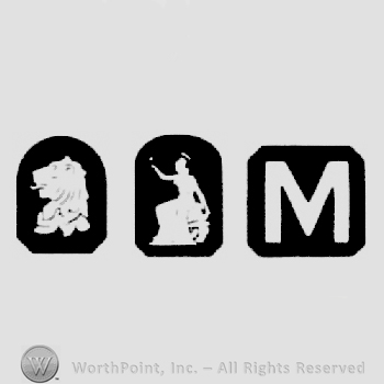 Lion's Head Erased and Britannia and date-letter M