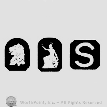 Lion's Head Erased and Britannia and date-letter S