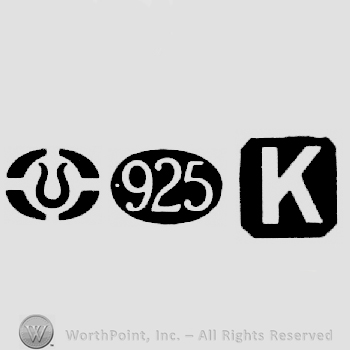 Import Mark and Starling Standard Mark 925 and date-letter K