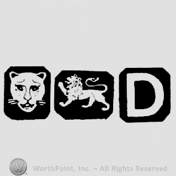 Leopard's Head and Lion Passant and date-letter D