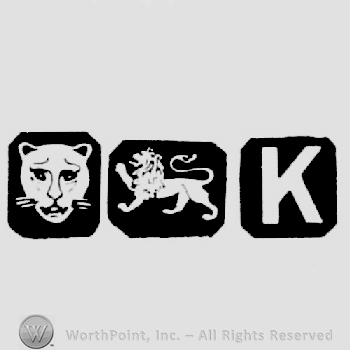Leopard's Head and Lion Passant and date-letter K
