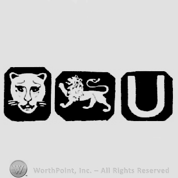 Leopard's Head and Lion Passant and date-letter U