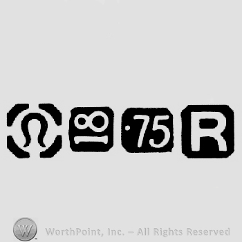 Import Mark and Carat Mark 18-75 and date-letter R