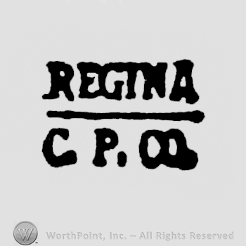 Regina written underlined above C.P. Co.