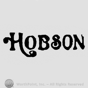 the word Hobson written in uppercase letters