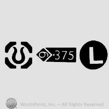 Import Mark and Carat Mark 9-375 and date-letter L