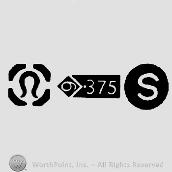 Import Mark and Carat Mark 9-375 and date-letter S