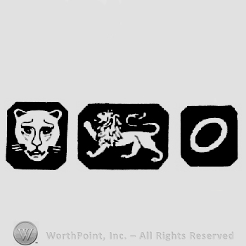 Leopard's Head and Lion Passant and date-letter o
