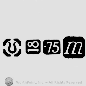 Import Mark and Carat Mark 18-75 and date-letter m