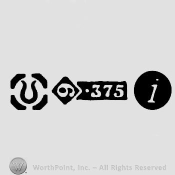 Import Mark and Carat Mark 9-375 and date-letter i
