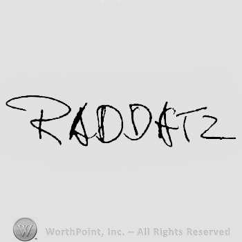 Raddatz hand written