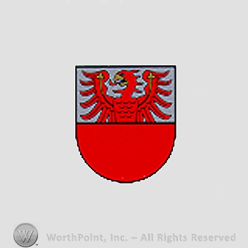 Heraldry: shield, eagle.