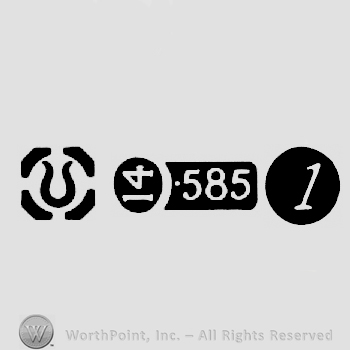 Import Mark and Carat Mark 14-585 and date-letter l
