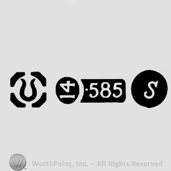 Import Mark and Carat Mark 14-585 and date-letter s