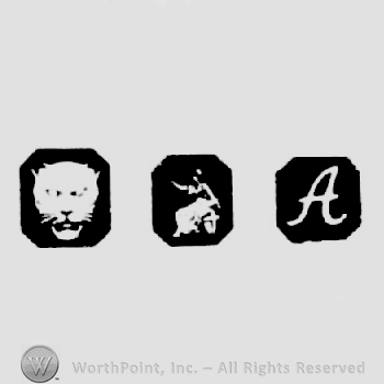 Leopard's Head and Britannia and date-letter A