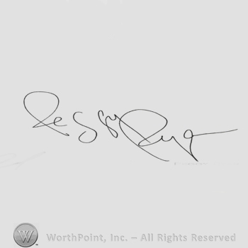 Signature: Peggy Ryan.