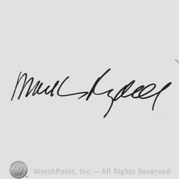 Signature: Mark Ryder.