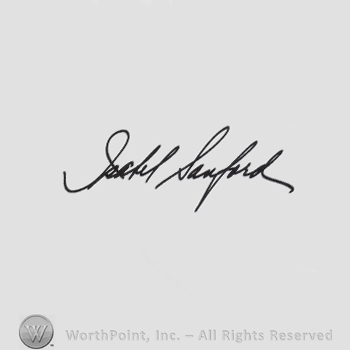 Signature: Isabel Sanford.
