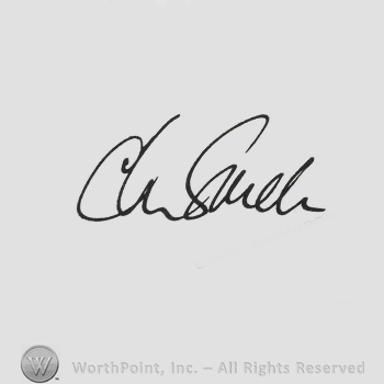 Signature: Chris Sarandon.