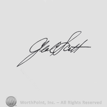 Signature: George C. Scott.