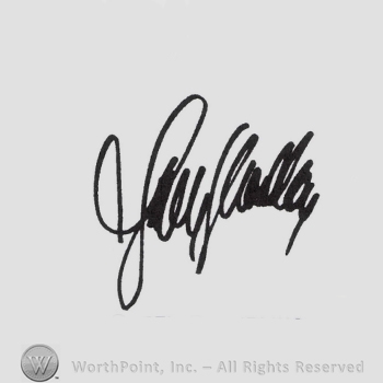 Signature: Garry Shandling.