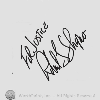 Signature: Robert Shapiro.
