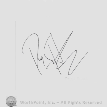 Signature: Pauly Shore.