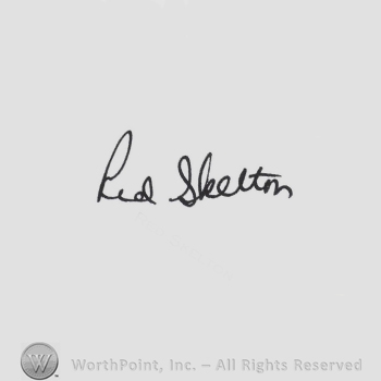 Signature: Red Skelton.