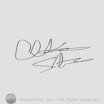 Signature: Christian Slater.