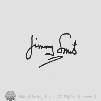 Signature: Jimmy Smits.
