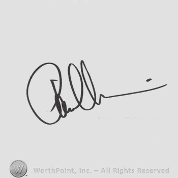 Signature: Paul Sorvino.