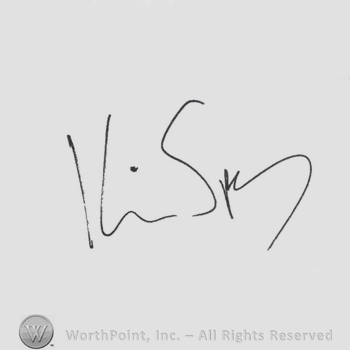 Signature: Kevin Spacey.