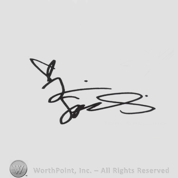 Signature: Tori Spelling.