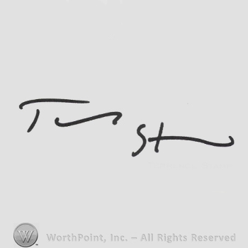 Signature: Terrence Stamp.