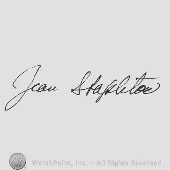 Signature: Jean Stapleton.