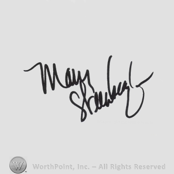 Signature: Mary Steenburgen.