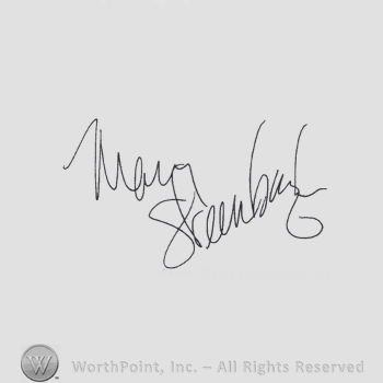 Signature: Mary Steenburgen.