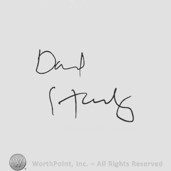 Signature: David Steinberg.