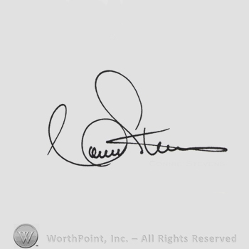 Signature: Connie Stevens.